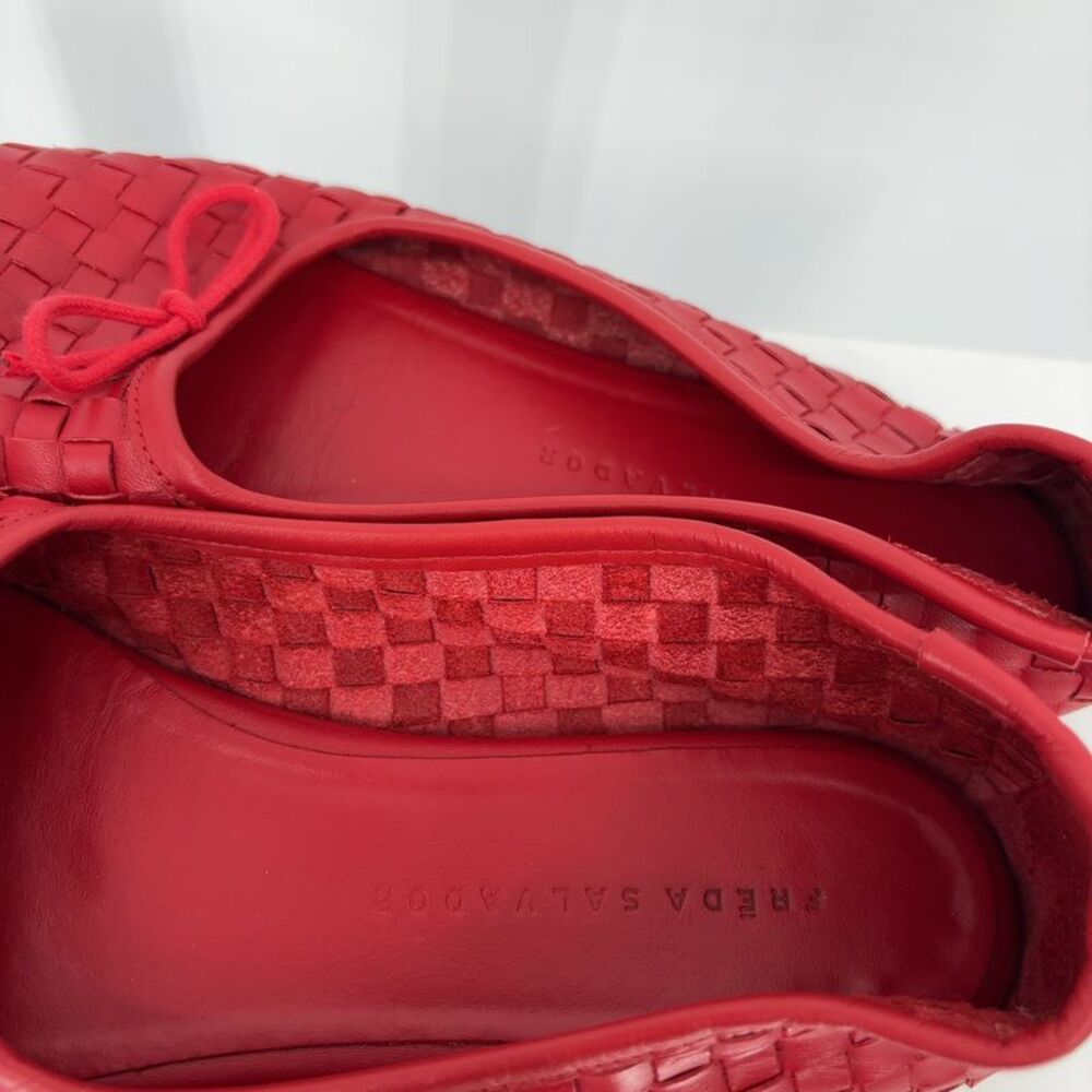 Freda Salvador Comfy Flats In Red - Picture 6 of 7